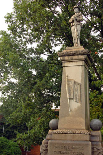 Confederate Memorial in Culpeper, Virginia